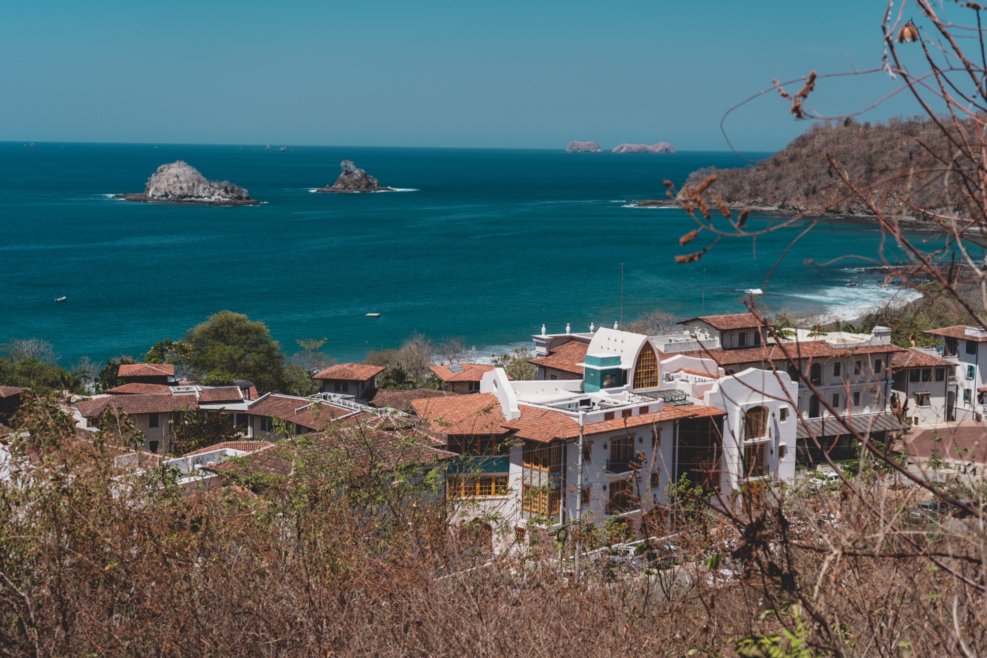 Las Catalinas rooftops, Costa Rica