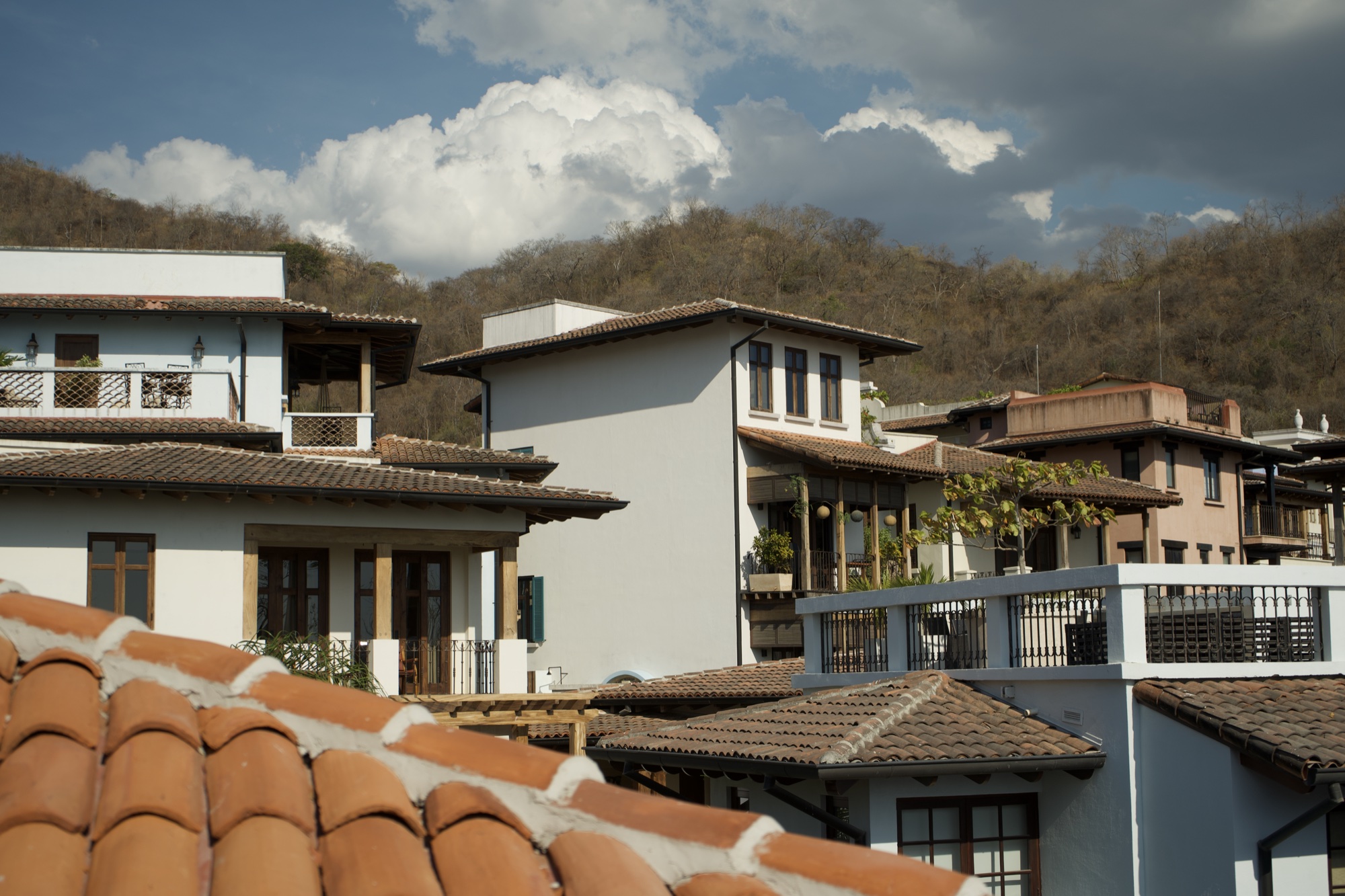 Las Catalinas rooftops, Costa Rica